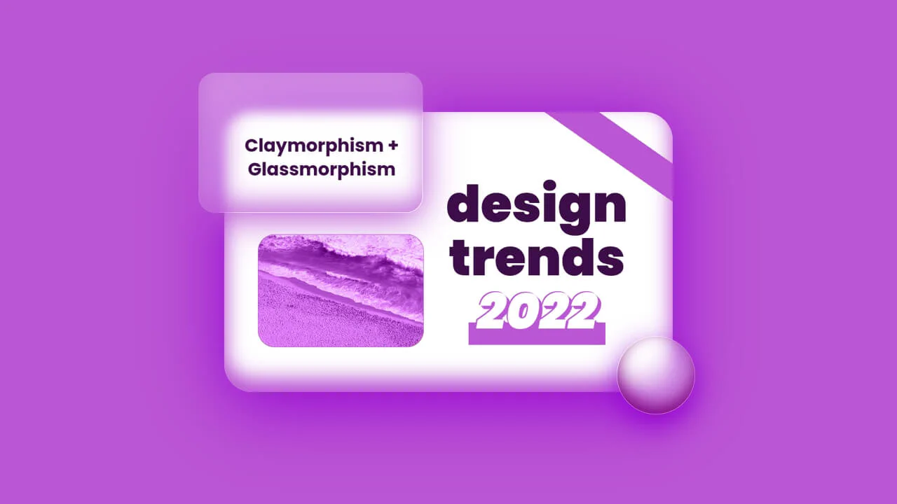 Claymorphism + Glassmorphism