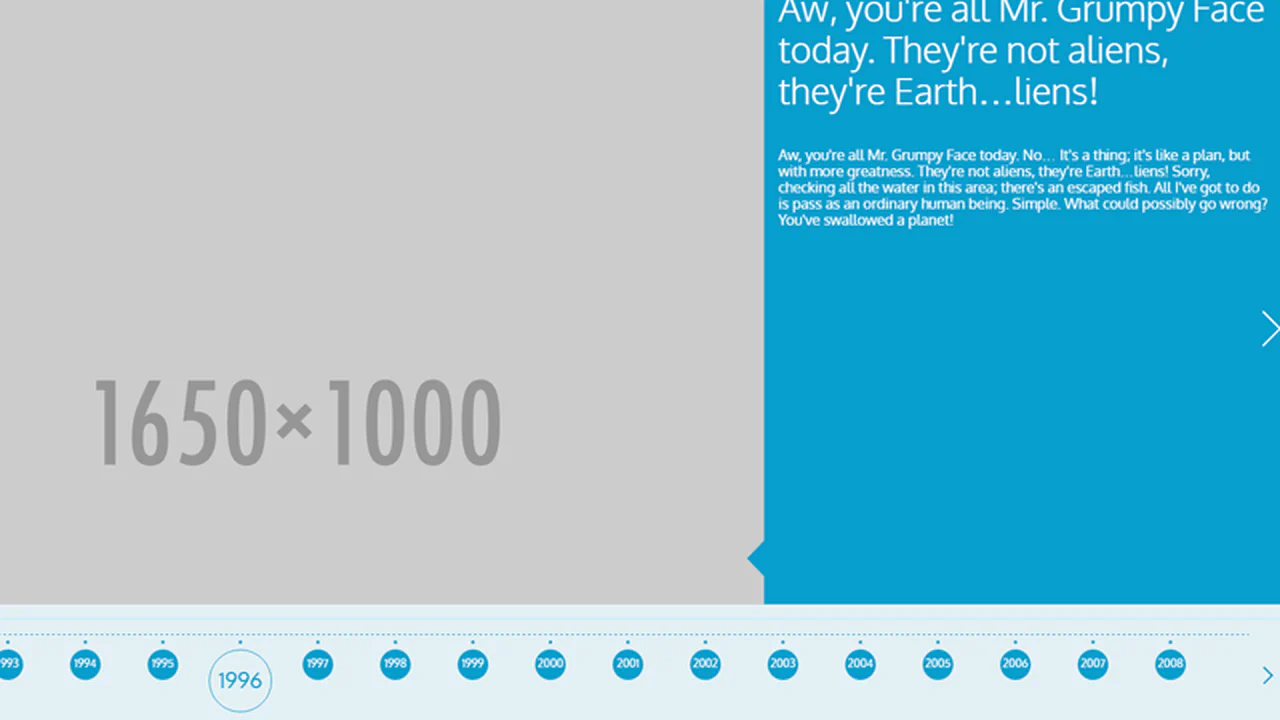 Horizontal Timeline
