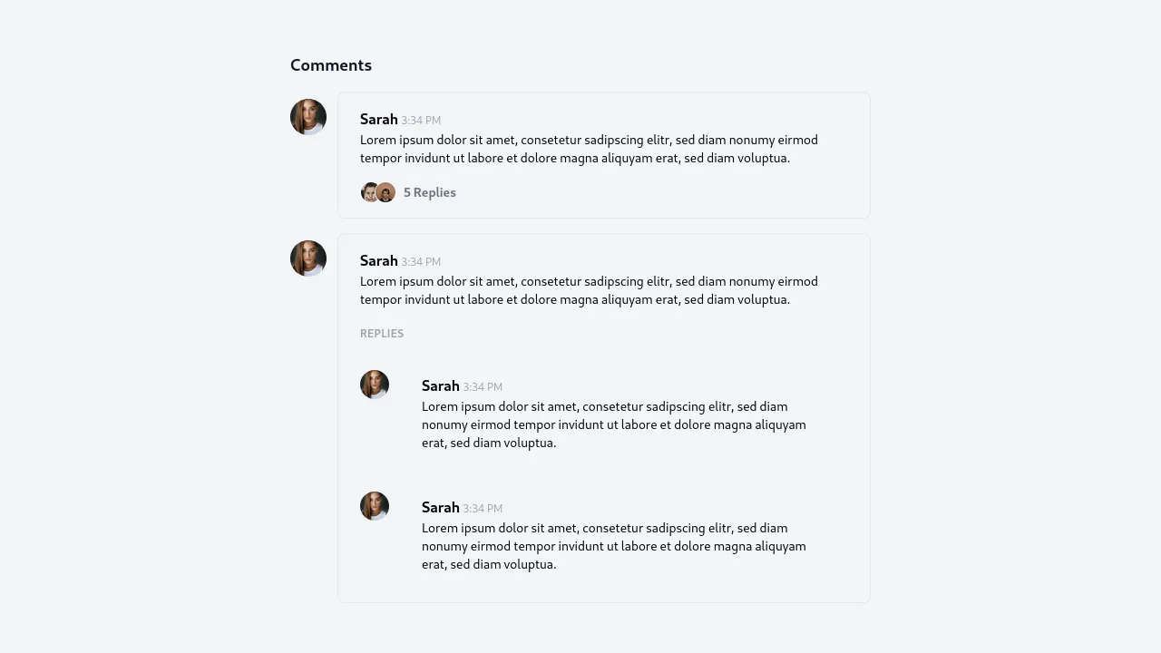 Comment Section