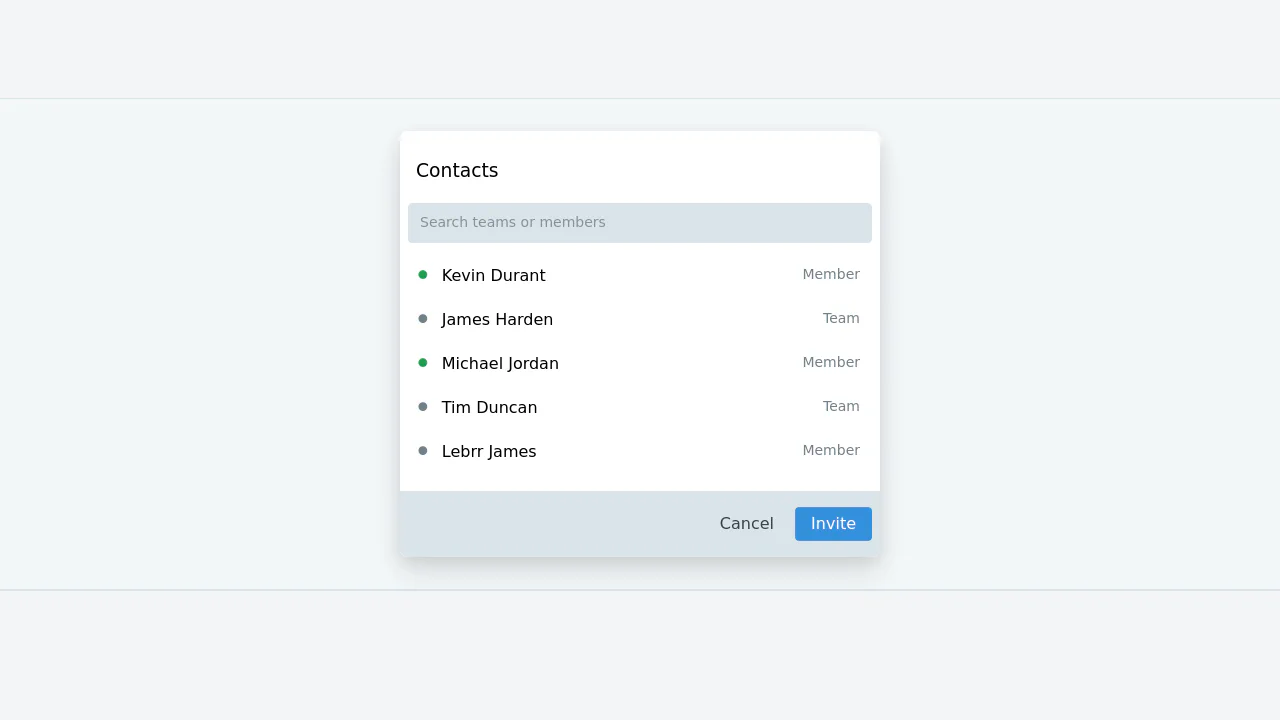 Contact List