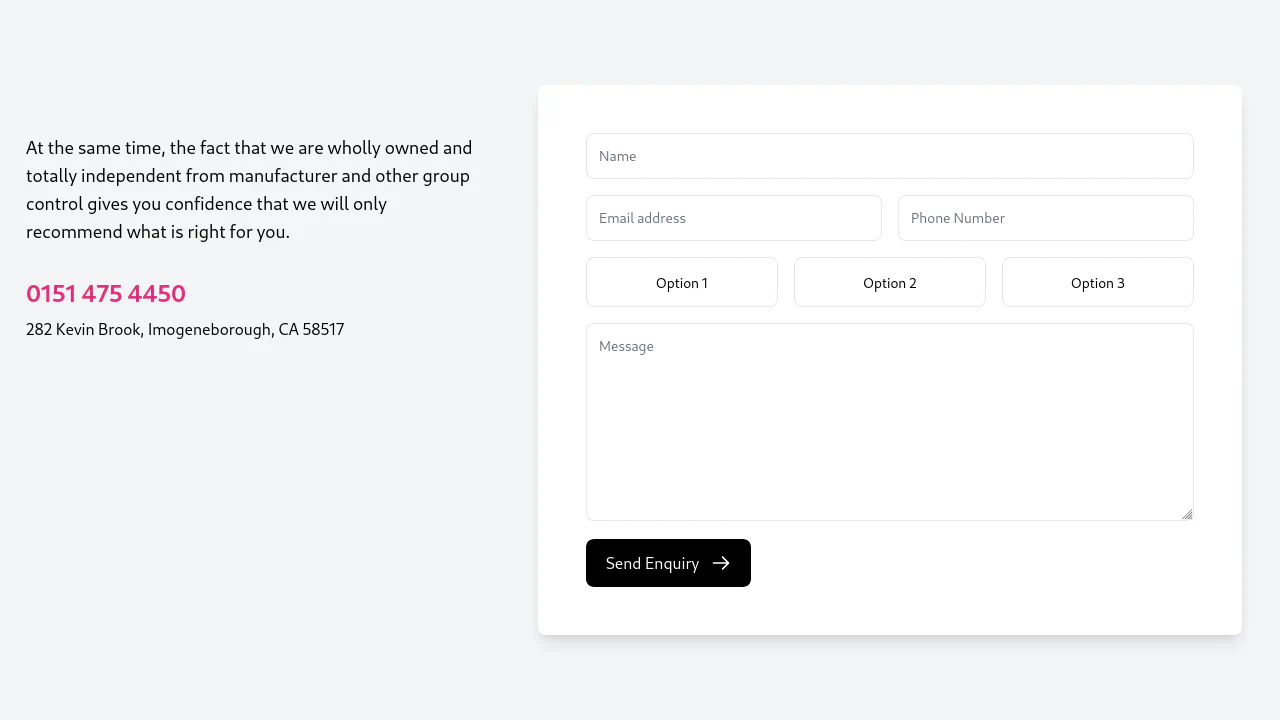 Form Components - Login with Highlighted Form