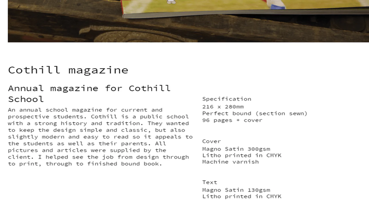 Magazine Layout