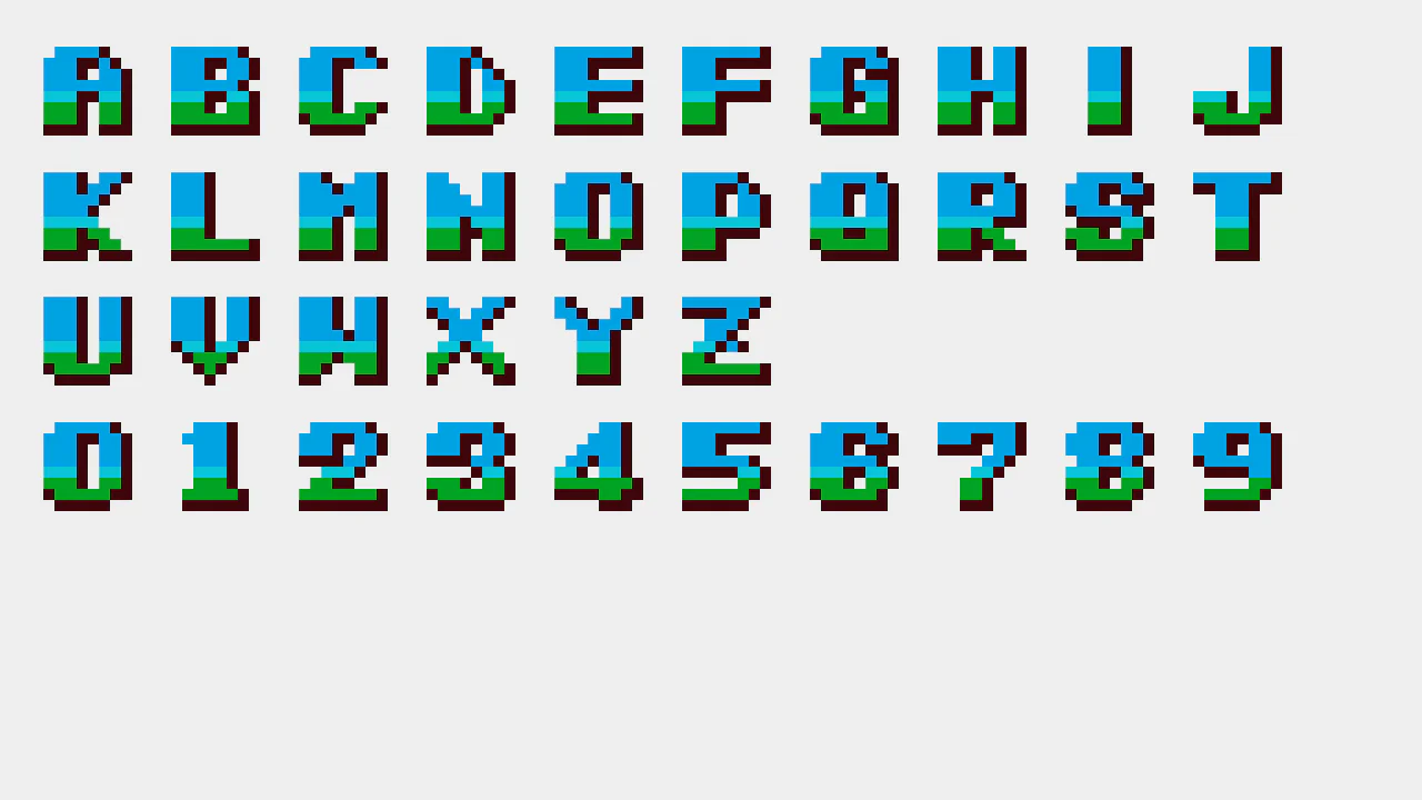 CSS Arcade Typography: Snow Bros. (1990)