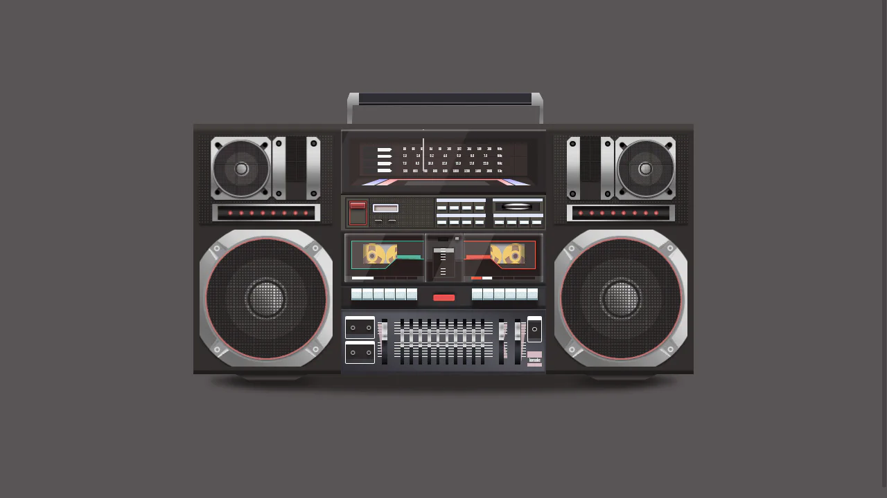 CSS Art - J1 Super Jumbo Boombox