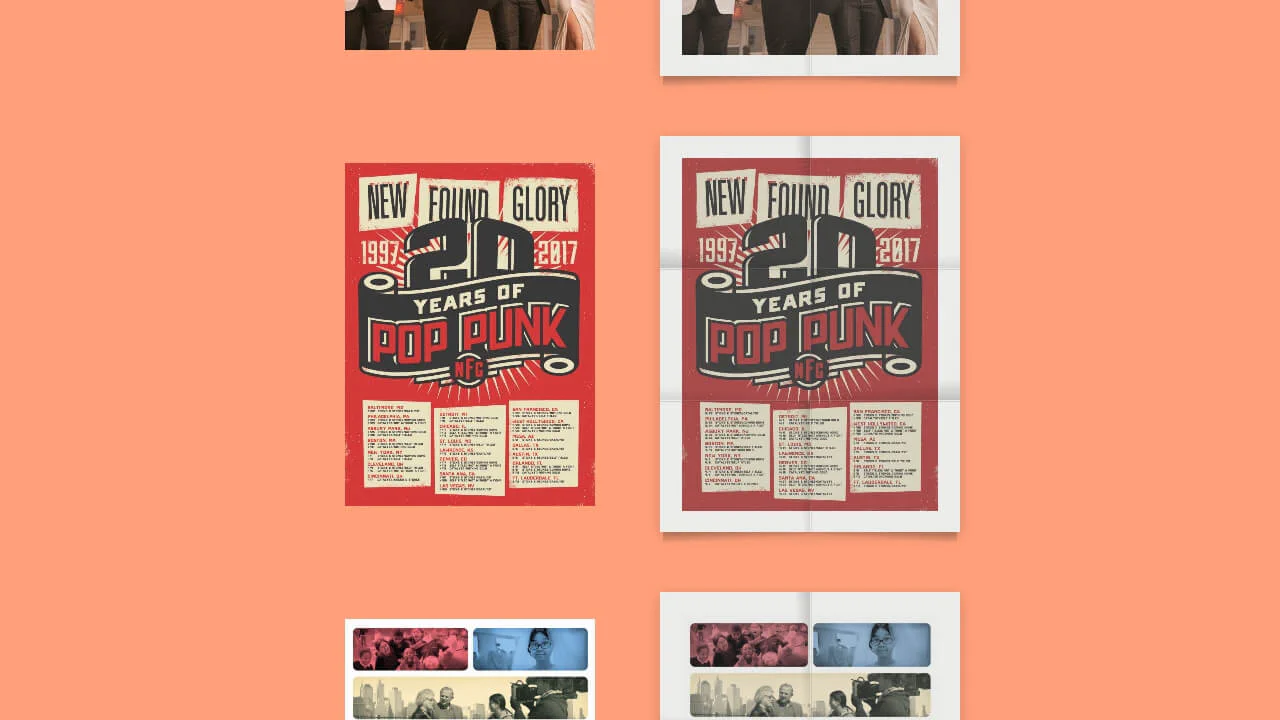 CSS Folded Poster Effect