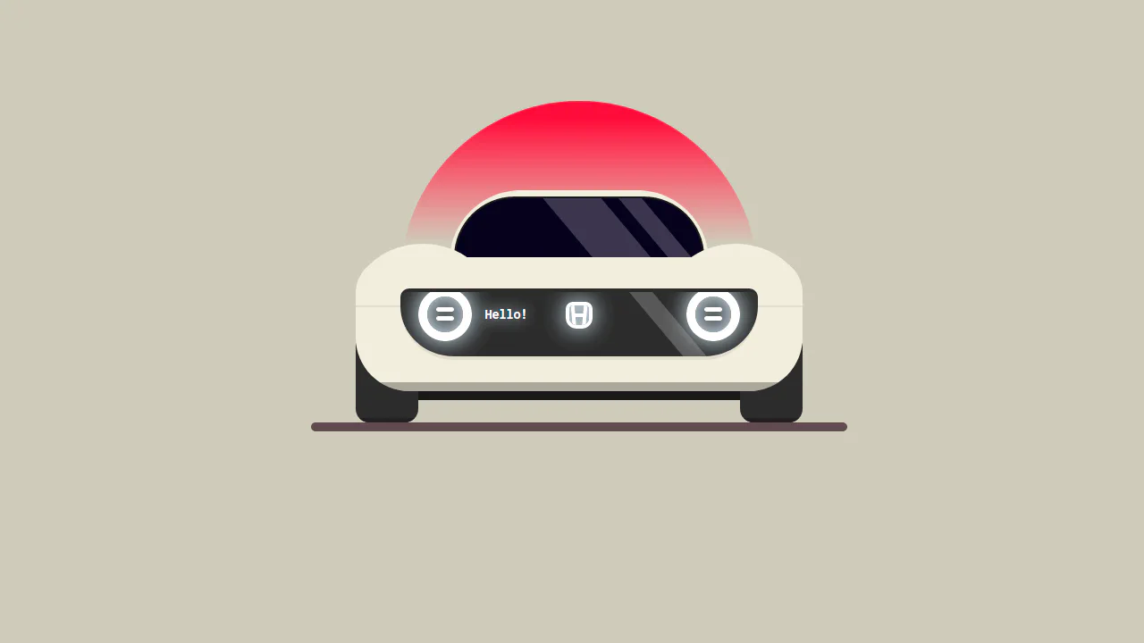CSS Illustration - Honda