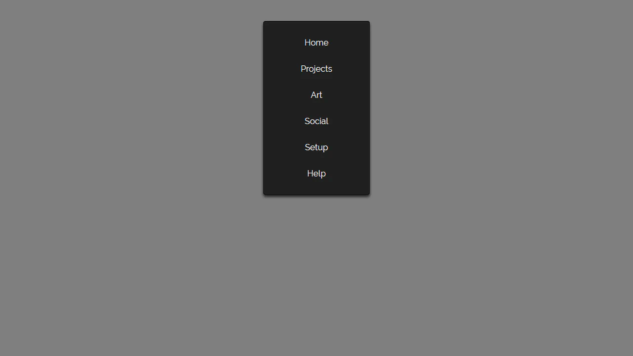 CSS Only Navigation for Sidebar
