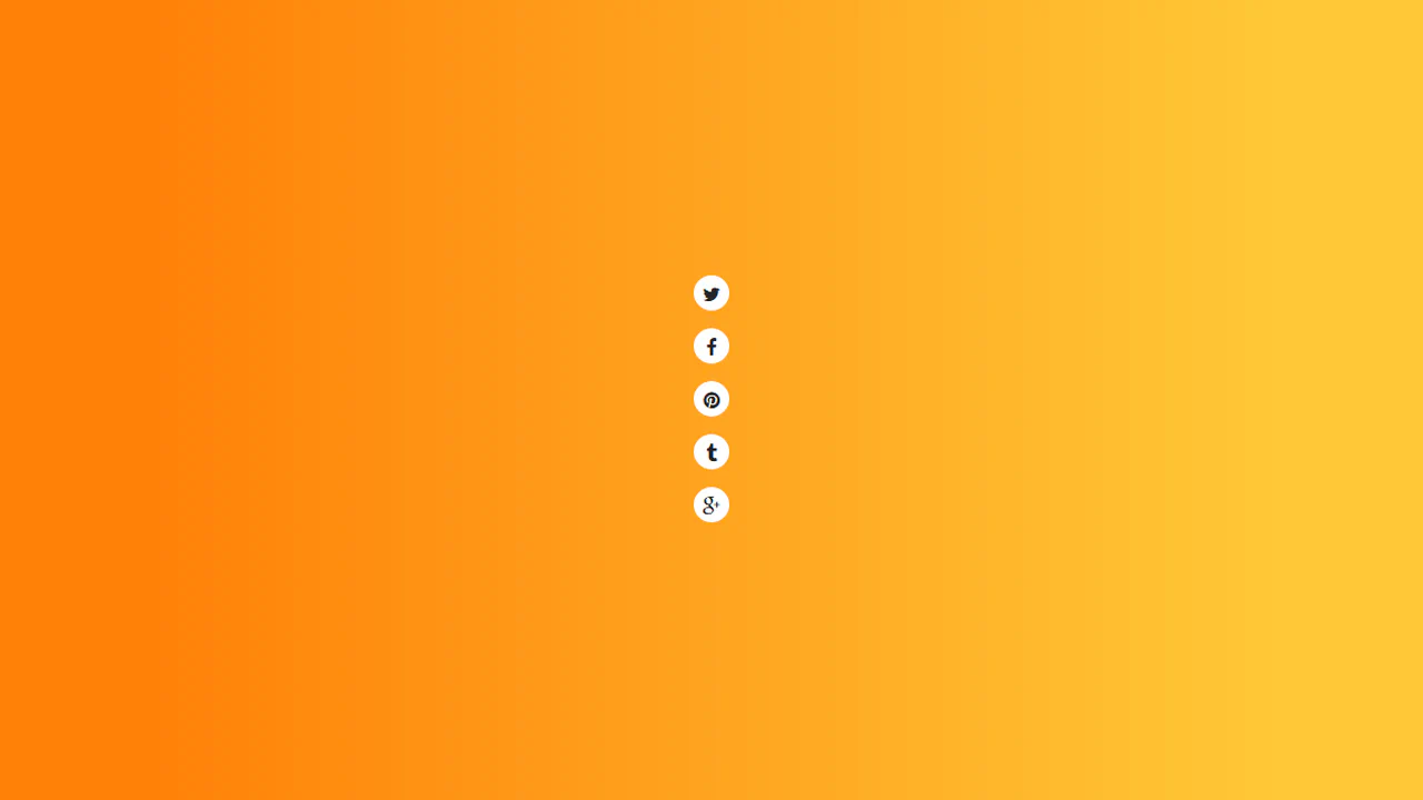 Slide-Out Social Buttons