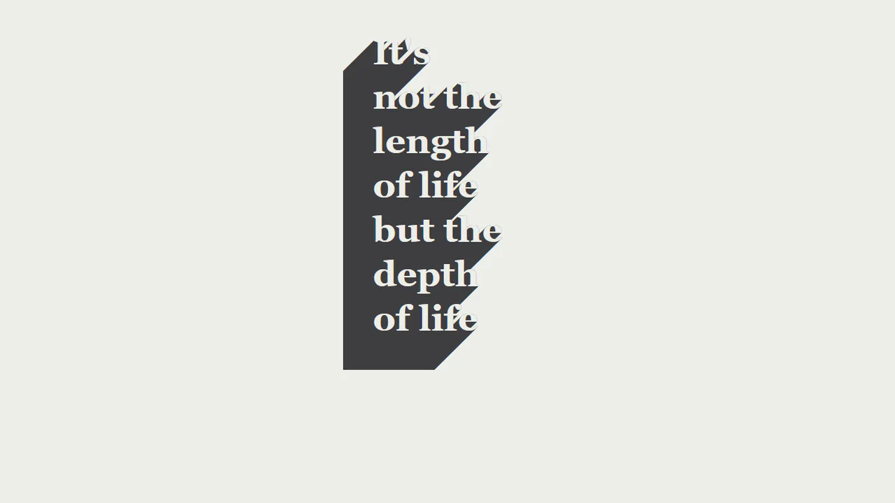 CSS text-shadow