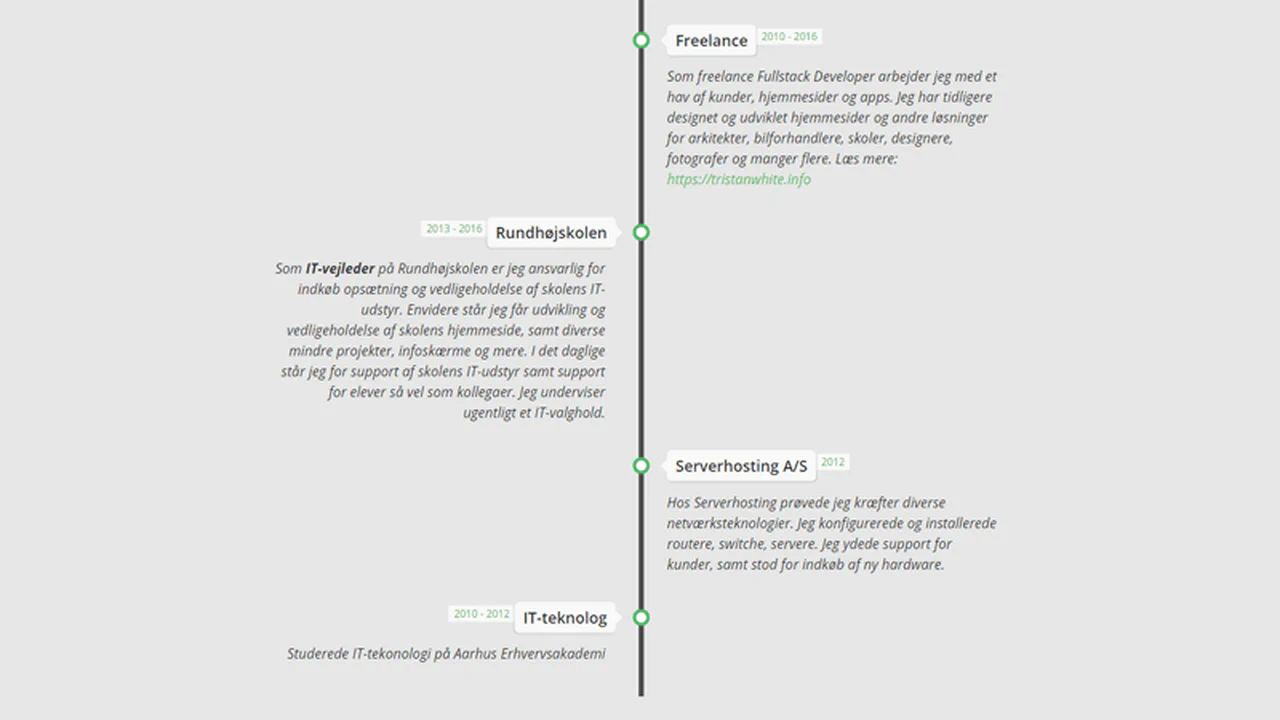 CSS Timeline