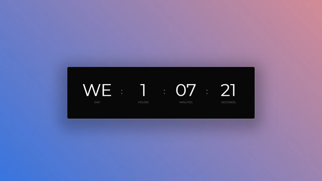 CSS Variable-Powered Clock