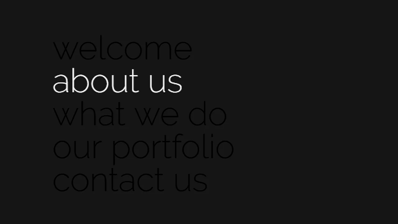 CSS3 + jQuery Fullscreen Menu