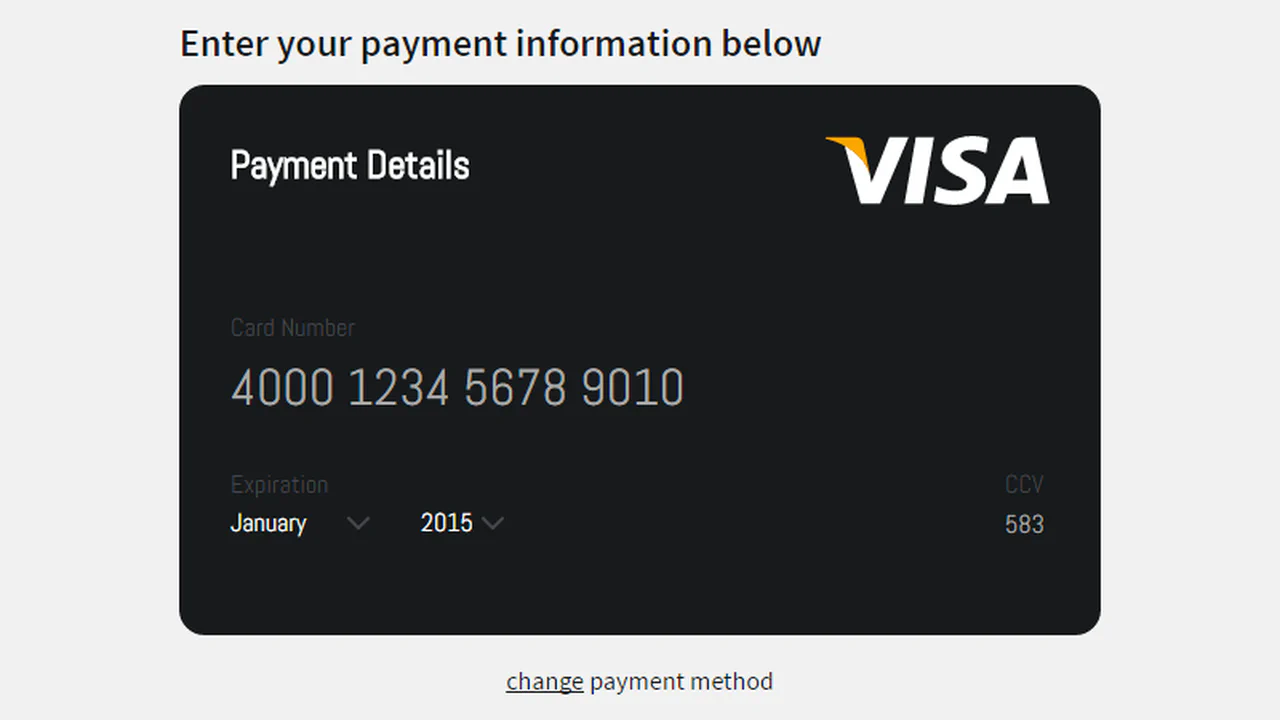 Credit Card Checkout