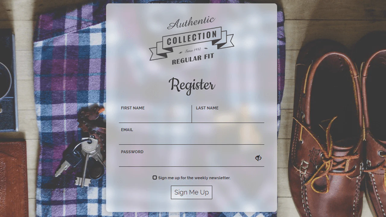 Sign Up Form UI