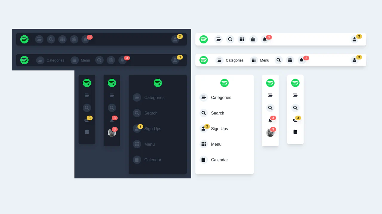 Dark Mode vs Light Mode Navigation