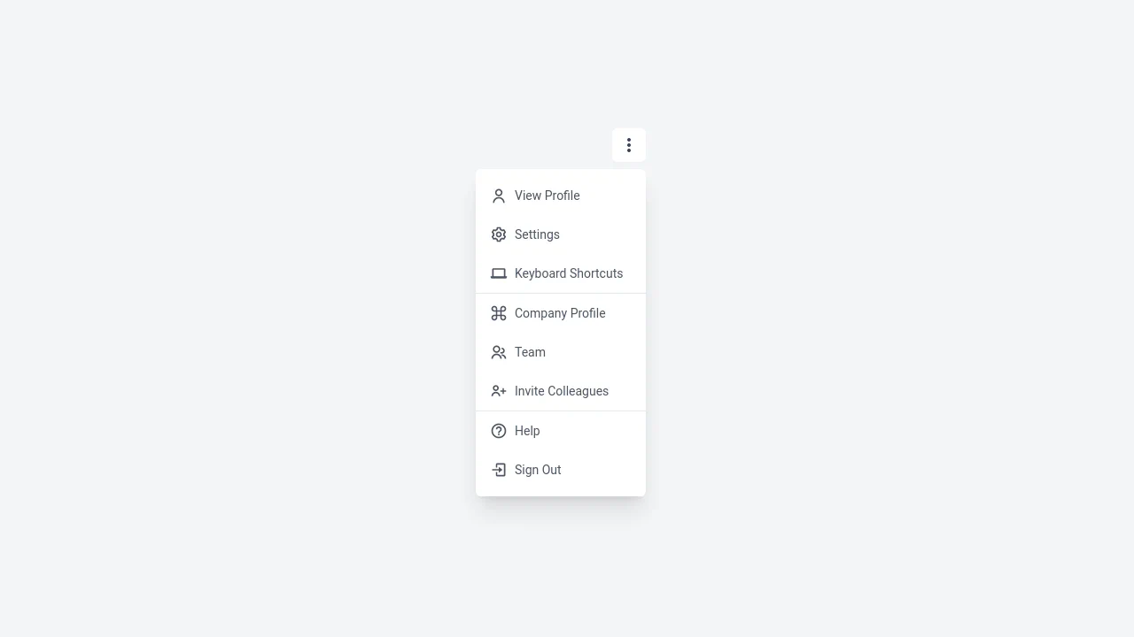 Multi Level Dropdown With Icons