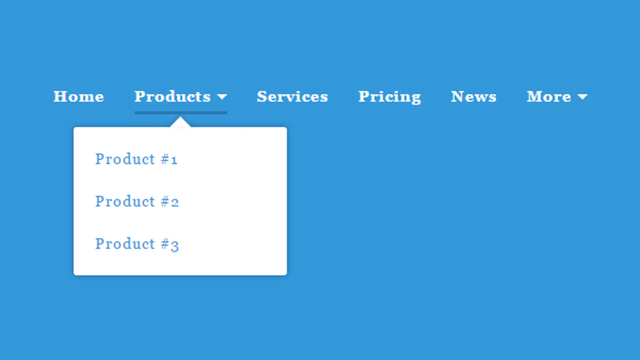 Dropdown Navigation