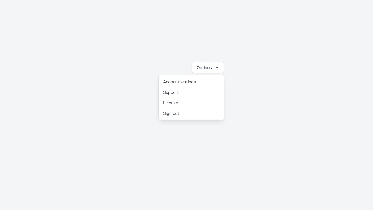 Simple Dropdown