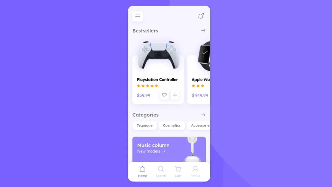 Electronic Store App
