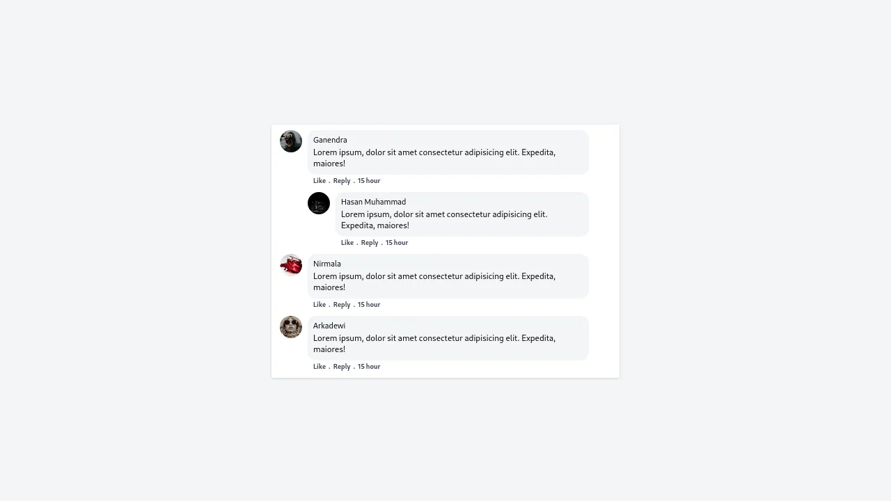 Facebook Comments Column