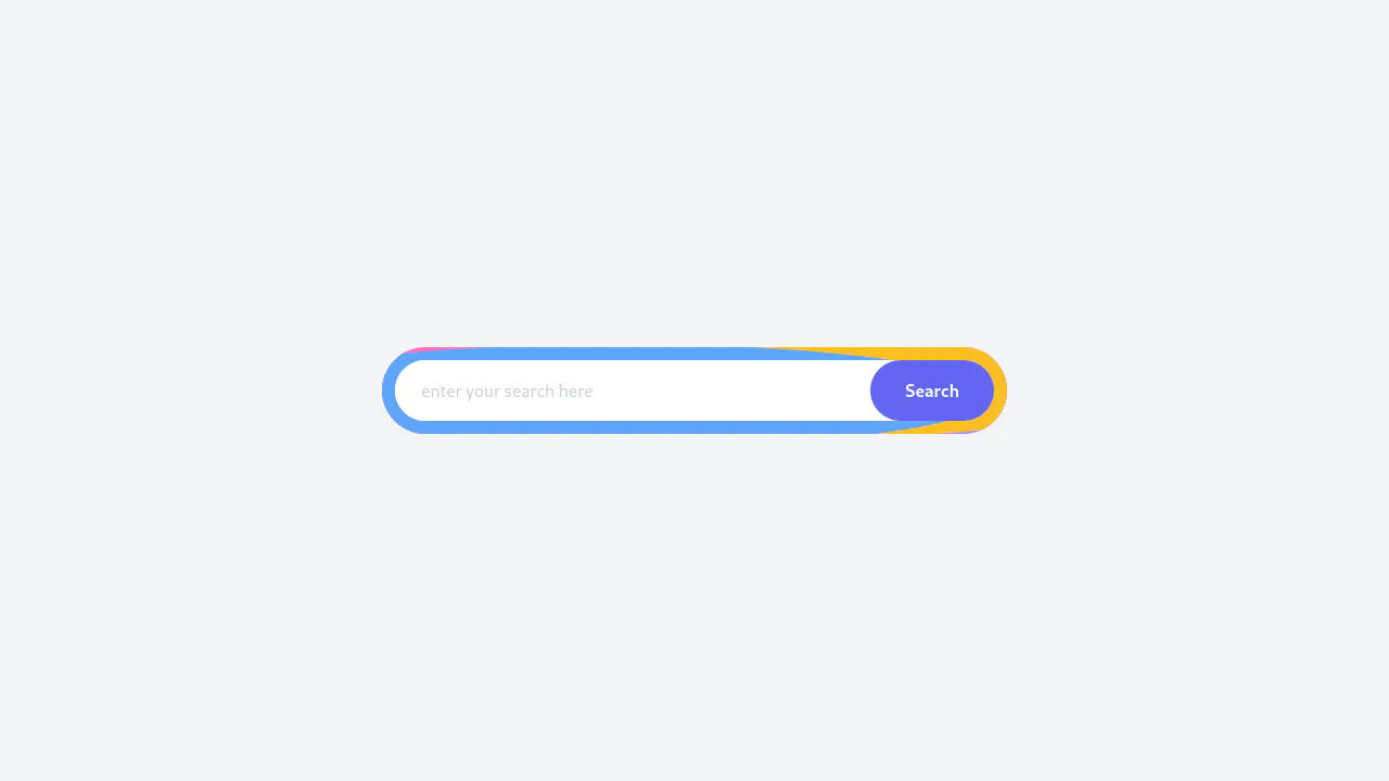 Fancy Animated Search Bar