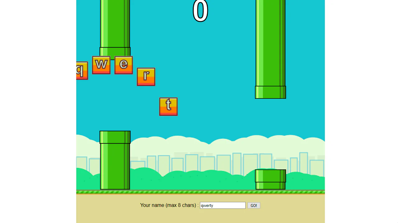 Flappy Text