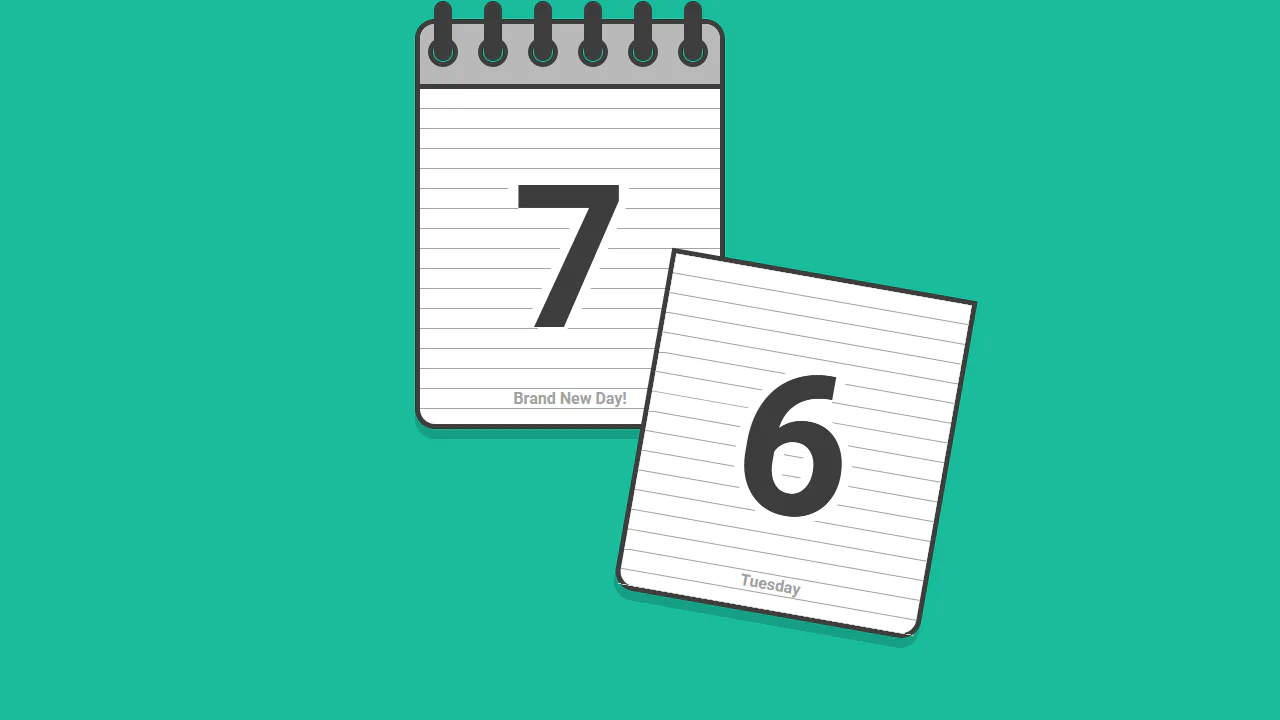 Flat CSS Calendar