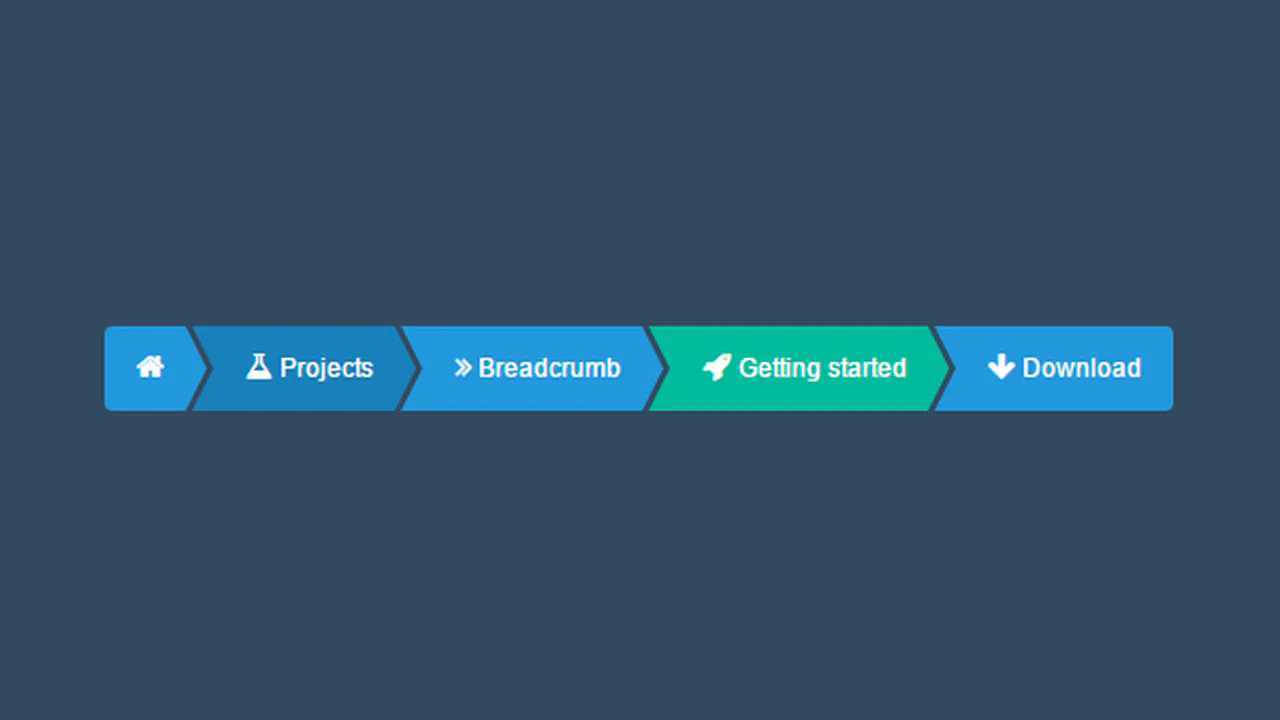 CSS3 Breadcrumb