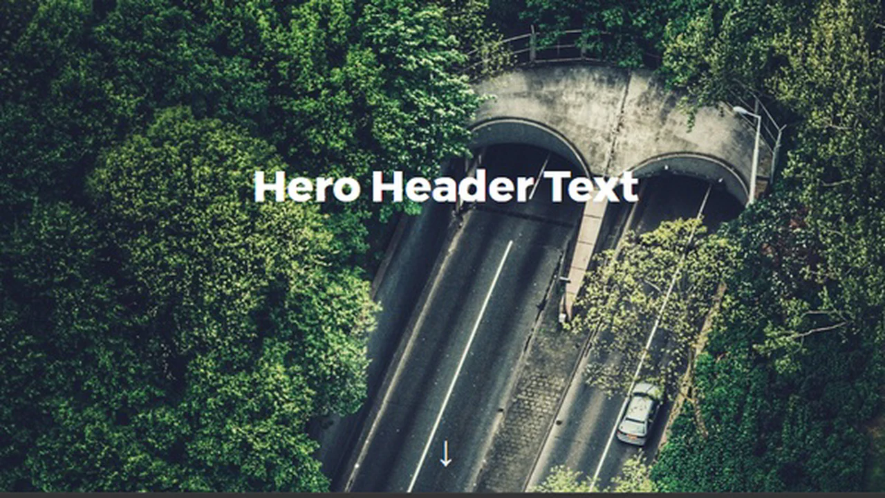 Flexbox Hero Header
