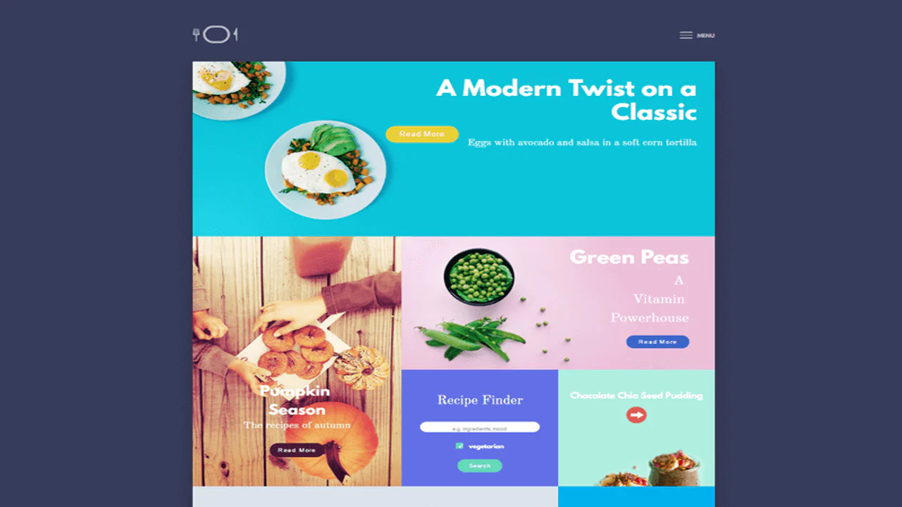 Food Magazine Template