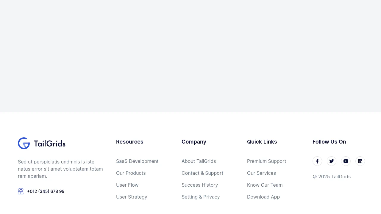 Footer Style #1