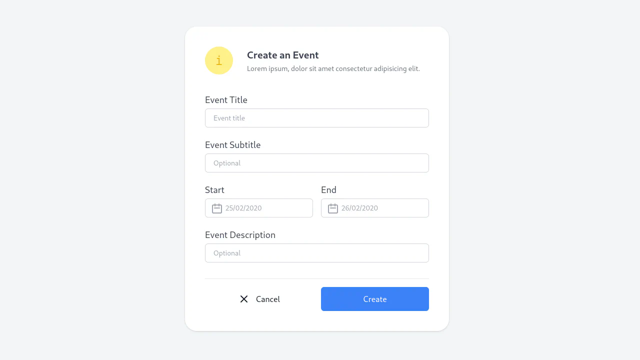 Form Create