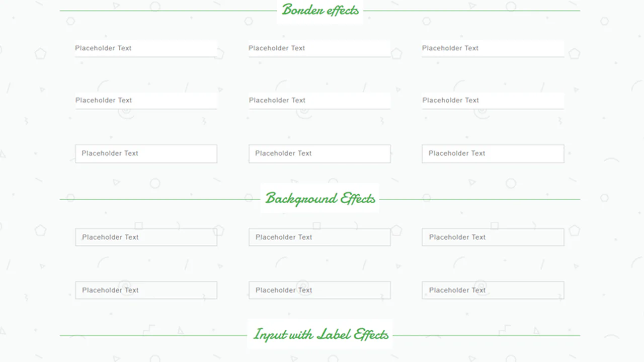 Form Input Design