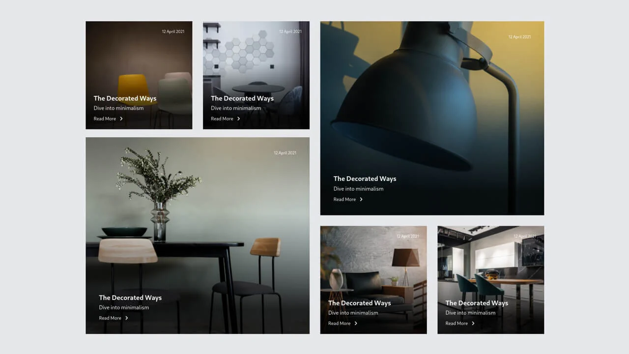 Tailwind CSS Blogs Component