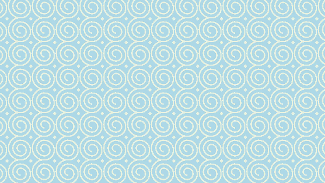 Frosty Spirals Pattern