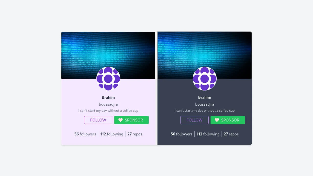 Github Profile Card