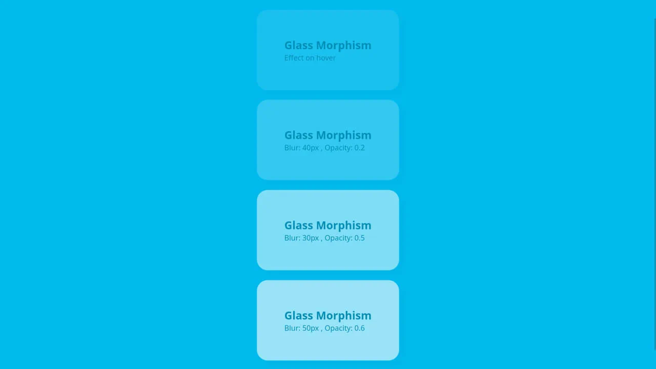 Glassmorphism