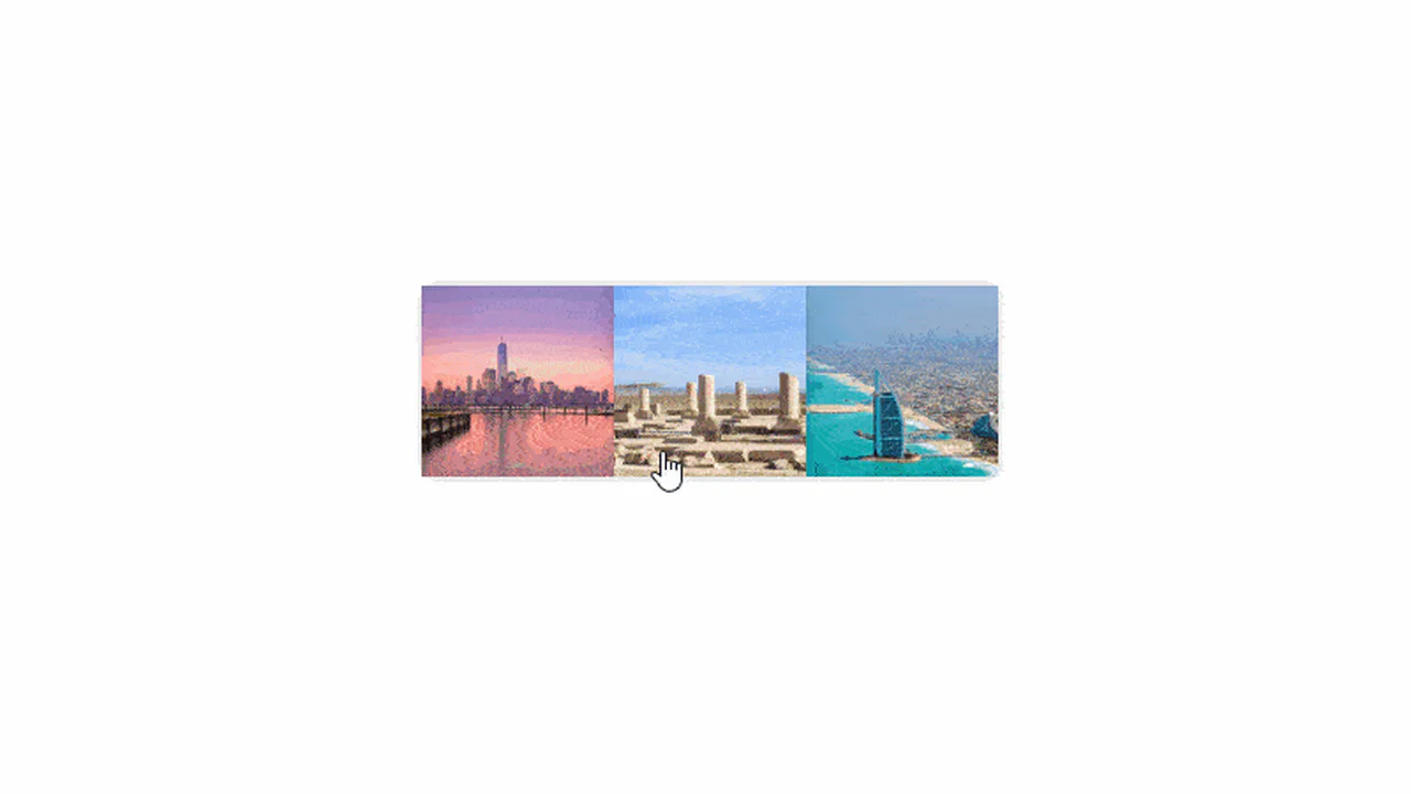 Gmail Image Gallery Animation