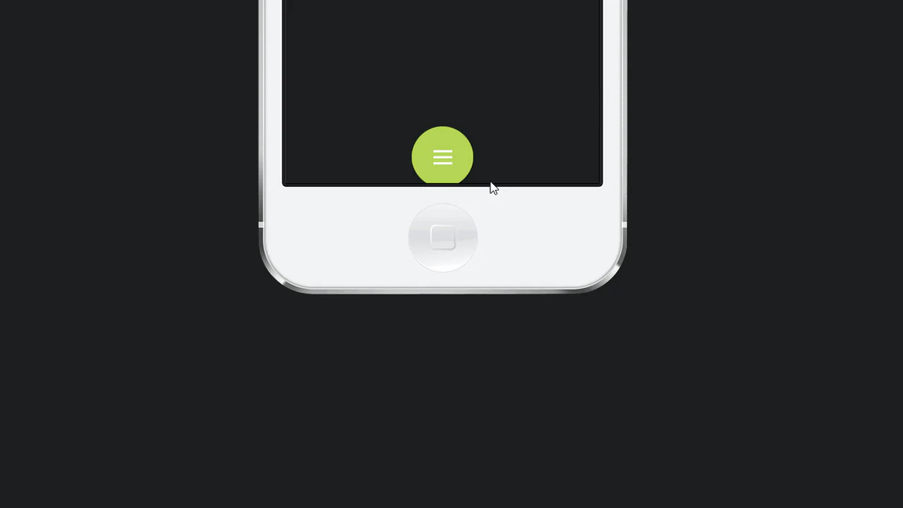 Gooey Mobile Navigation