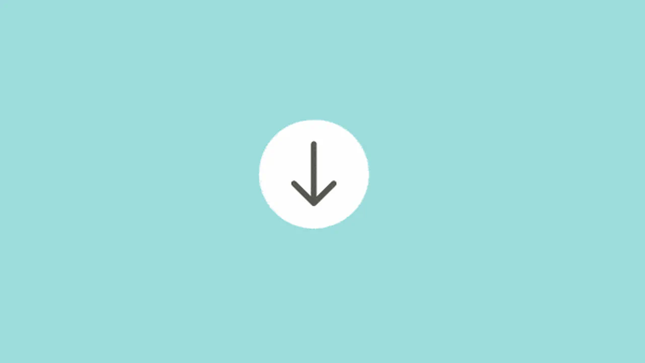 Gooey Scroll Arrow