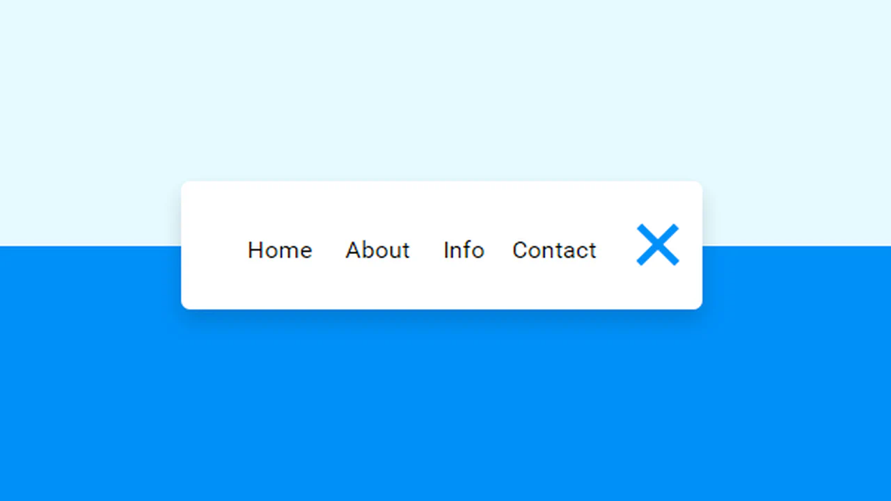 Header Navigation Menu