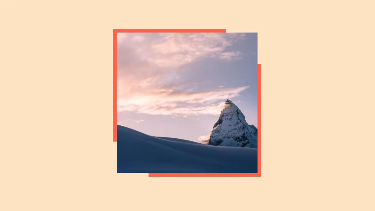 Image With Corner Frame