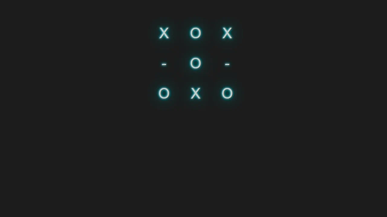 Impossible Tic-Tac-Toe