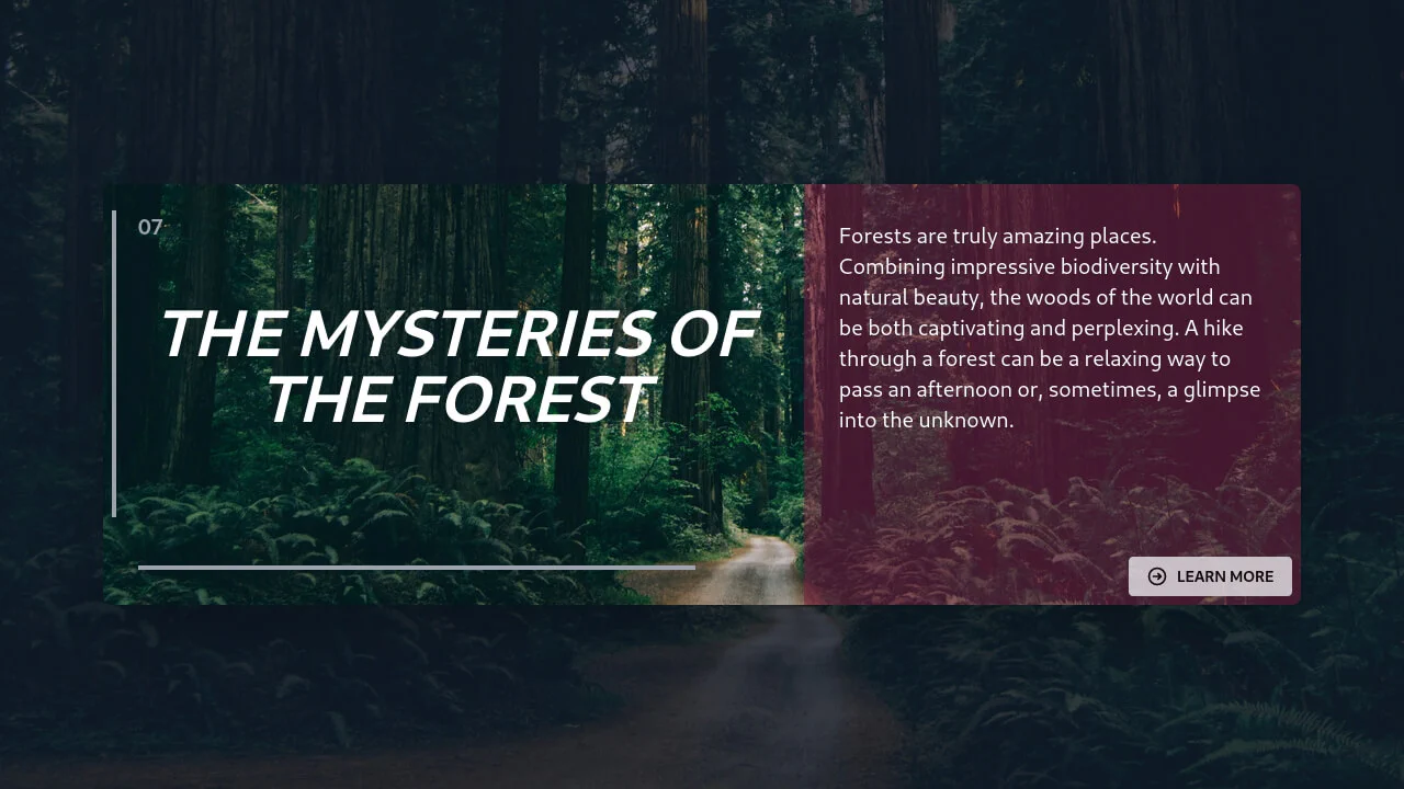 Info Card - Forest