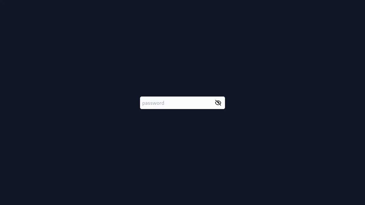 Input Password