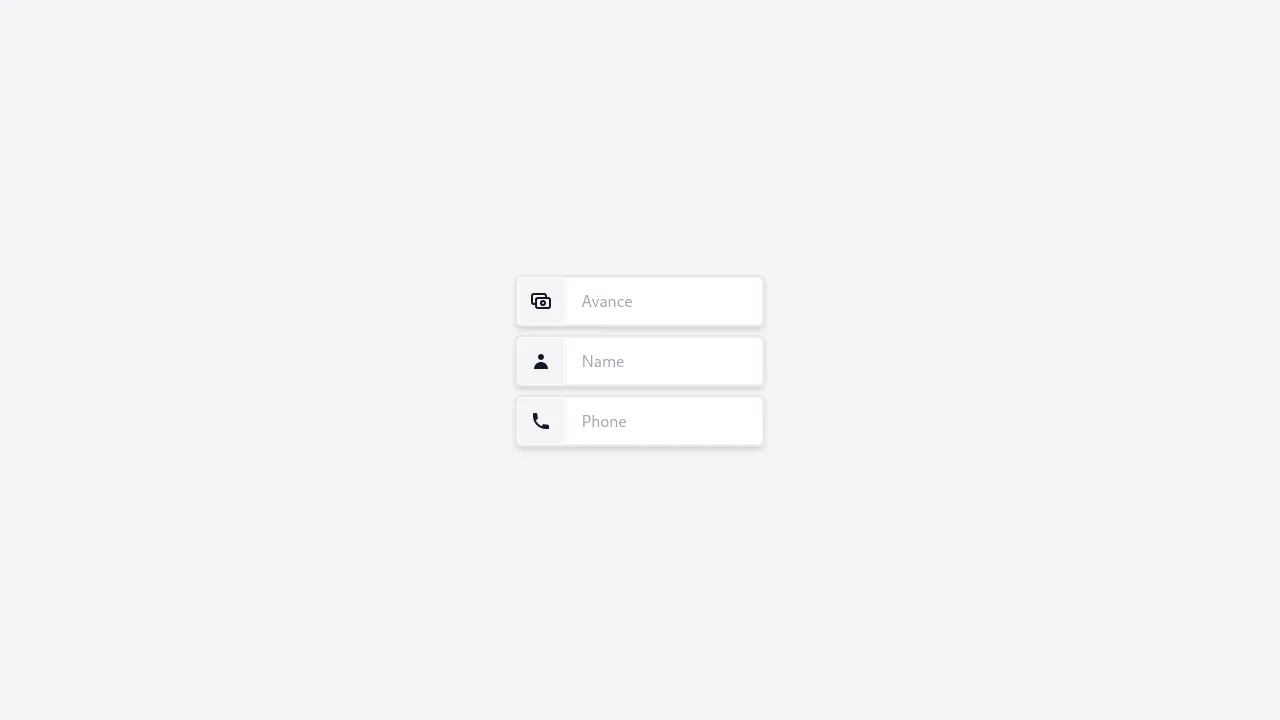 Inputs with Icons
