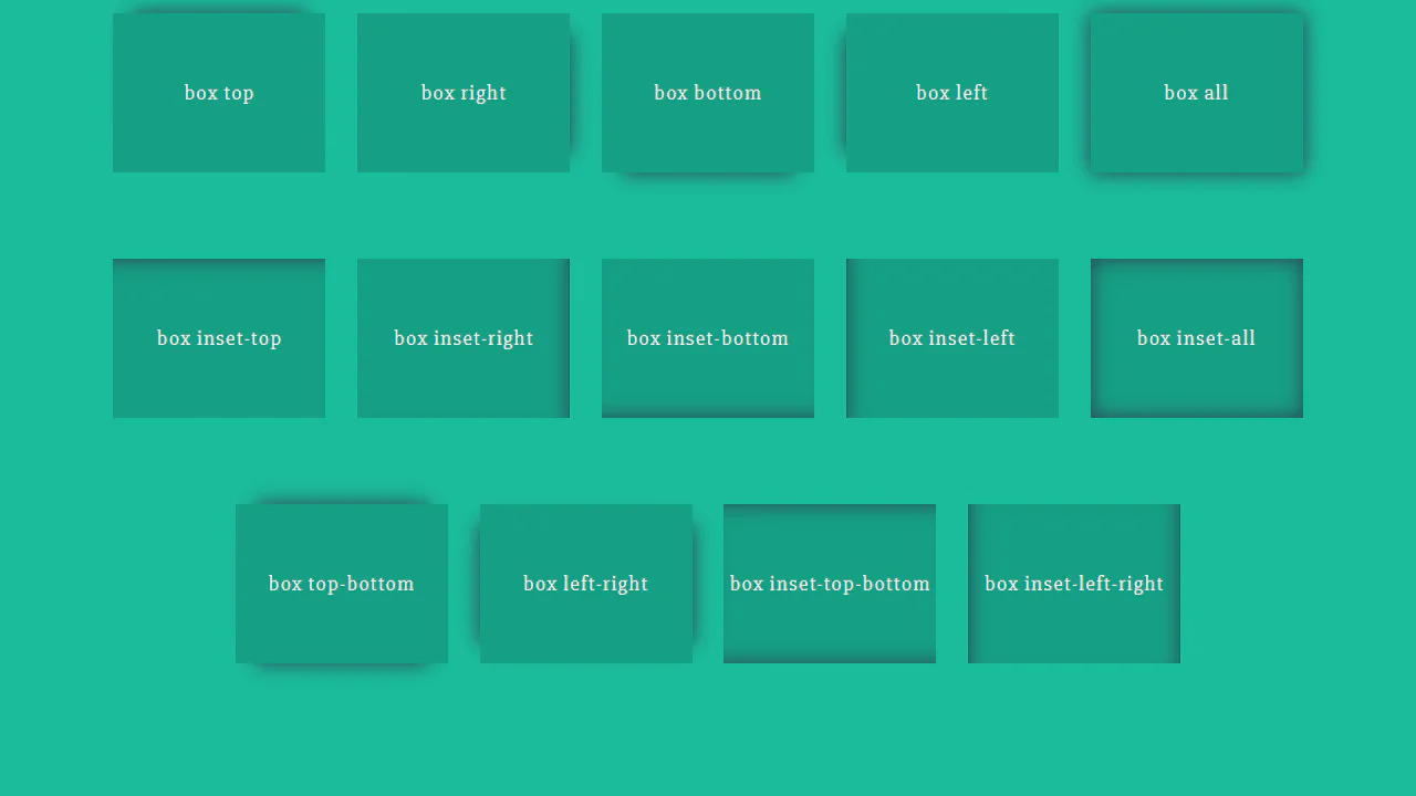 Isolating CSS Box Shadows