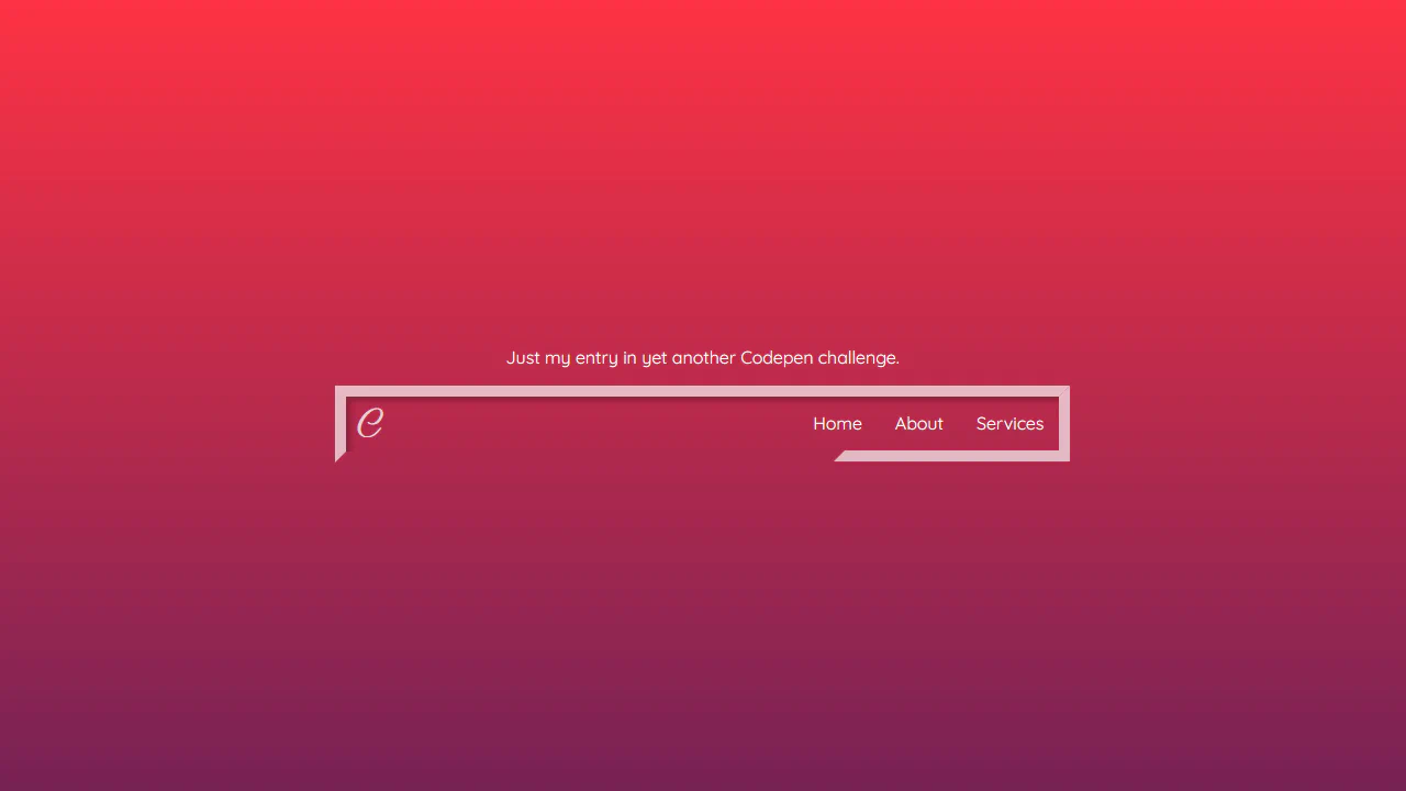 Just A Simple Header Bar
