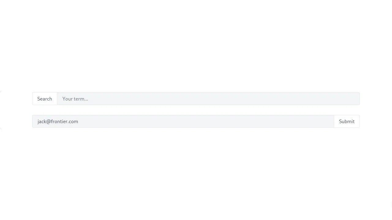 Lexicon Input Group with Button