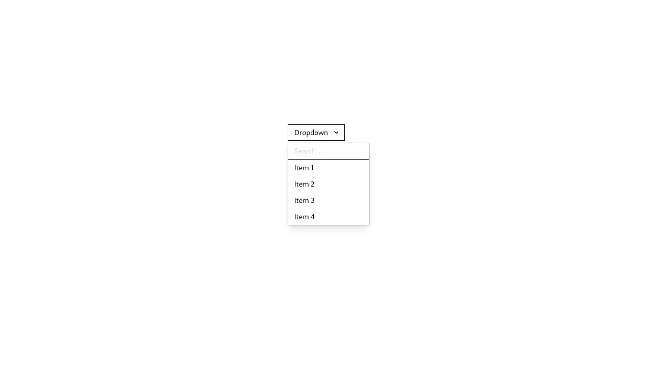 Lo-fi Tailwind CSS Dropdown - With Search